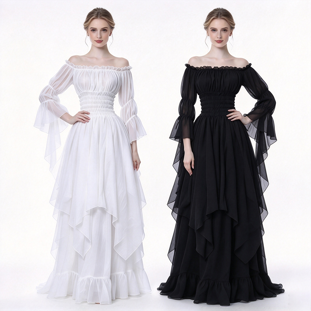 Medieval Dress Retro Off-The-S - Lace Dress recension och pris