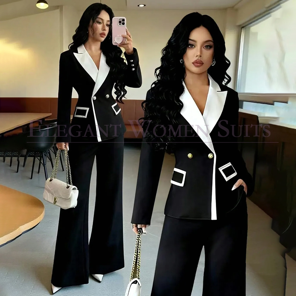 Luxury Black Women's Suits 2 P - Womens Blazer recension och pris