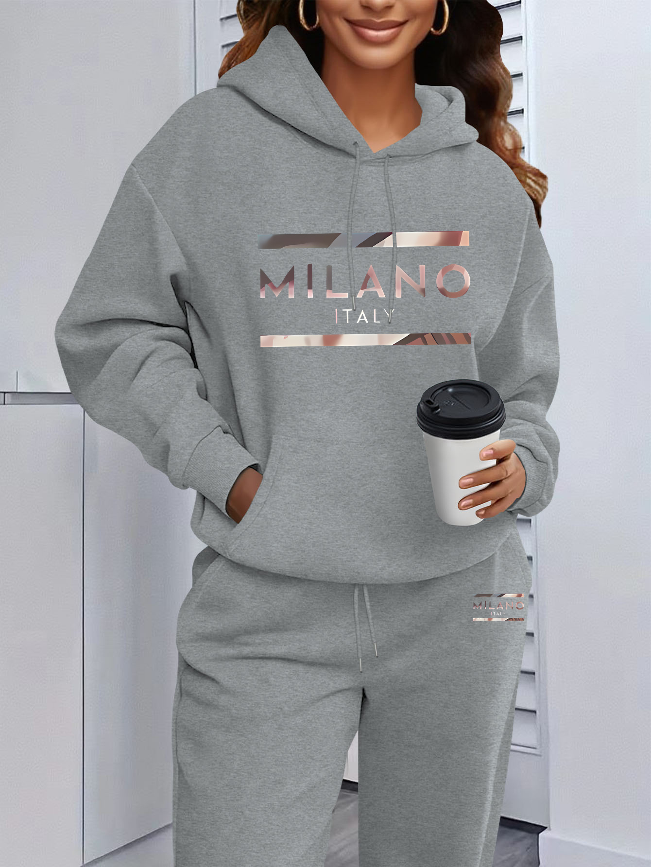 2026 Womens Print Hooded Sweat - Womens Suit recension och pris